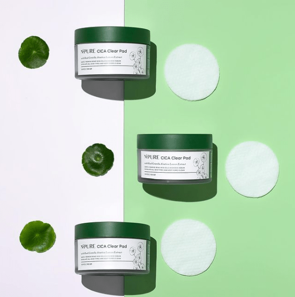 NPure Cica Series Clear Pad Real Centella Asiatica Leaves Extract
